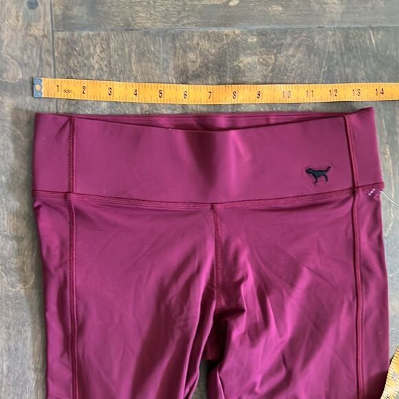 PINK ULTIMATE FLEECE LINED MESH LEGGINGS Sz-Small - Picture 5 of 8